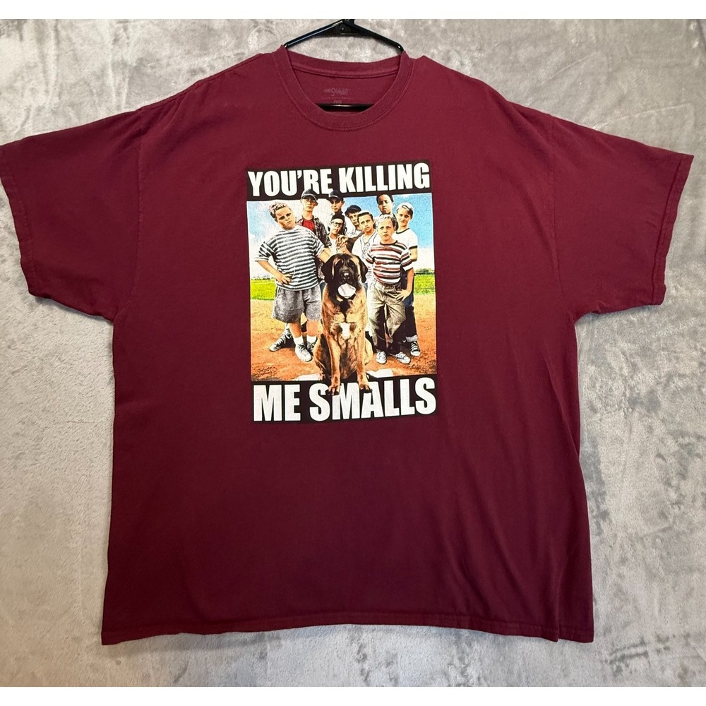 Sandlot Tshirt Mens 2xL You're Killing Me Smalls Burgundy